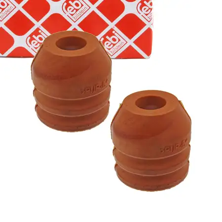 2x febi 17292 Anschlagpuffer Gummianschlag Gummilager f&uuml;r OPEL Vectra B J96 vorne 0344418