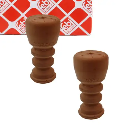 2x febi 18362 Anschlagpuffer Gummianschlag f&uuml;r VW Golf 3 Vento 1H SEAT Toledo 1 1L Hinten