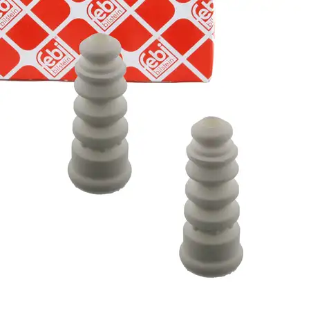 2x febi Anschlagpuffer Gummianschlag f&uuml;r VW Golf 4 Polo 5 AUDI 8L SEAT Leon 1M Hinterachse