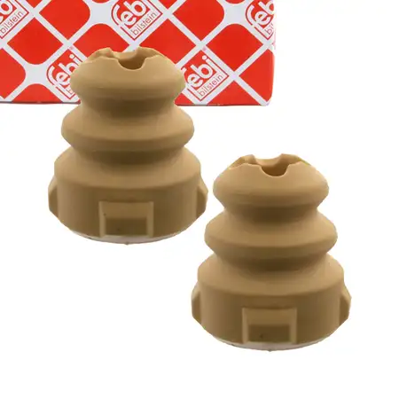 2x febi 19282 Anschlagpuffer Gummianschlag f&uuml;r VW Passat B5 B5.5 AUDI A6 hinten 4B0512131Q