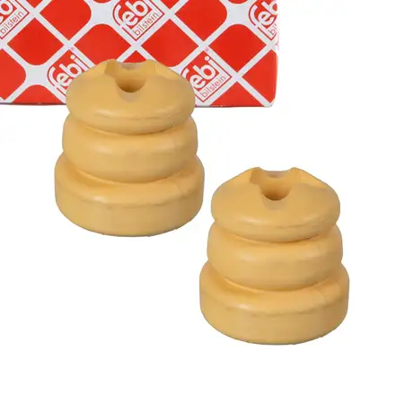 2x febi 108030 Anschlagpuffer Gummianschlag f&uuml;r MINI F55 F56 Cooper One Cabrio Vorderachse
