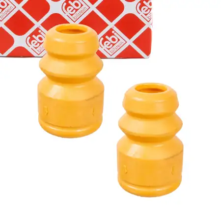 2x febi Anschlagpuffer Gummianschlag f&uuml;r HYUNDAI Accent 3 4 i20 Elantra 3 4 Getz KIA Rio 2