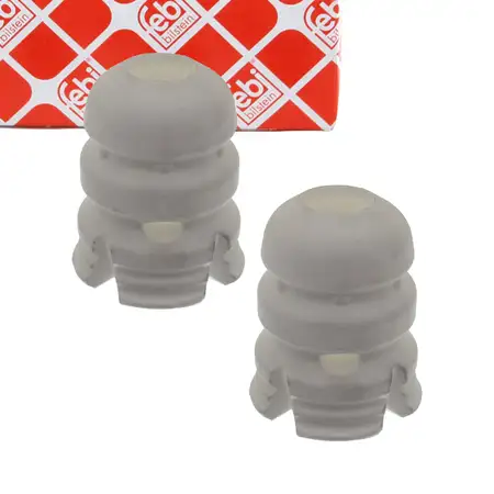 2x febi 29775 Anschlagpuffer Gummianschlag f&uuml;r KIA 1 bis 12.2009 hinten 55150-3E000