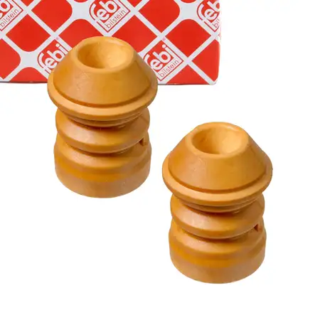 2x febi 21105 Anschlagpuffer Gummianschlag Gummilager f&uuml;r BMW X5 Hinterachse 33536751030