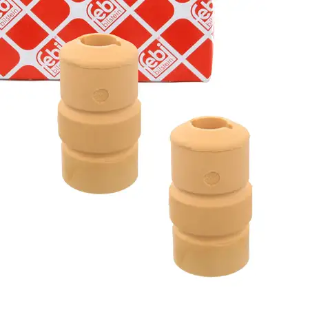 2x febi 23416 Anschlagpuffer Gummianschlag f&uuml;r AUDI A6 C4 S6 100 200 C3 V8 vorne 445412131