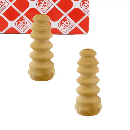 2x febi Anschlagpuffer Gummianschlag f&uuml;r VW Golf 5 6 Beetle 5C 3 4 EOS AUDI 8P hinten