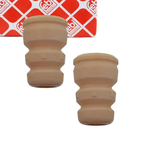 2x febi Anschlagpuffer Gummianschlag f&uuml;r CITROEN C3 3 C4 Cactus PEUGEOT 2008 1 207 1 vorne