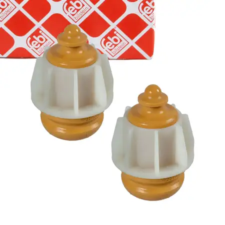 2x febi 36970 Anschlagpuffer Gummianschlag Puffer f&uuml;r FIAT Multipla Hinterachse 46550123
