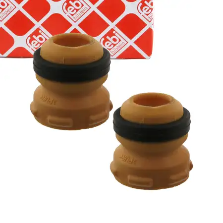 2x febi 38551 Anschlagpuffer Gummianschlag f&uuml;r VW Golf 5 6 7 Passat B6/7 SEAT 1P 5F vorne