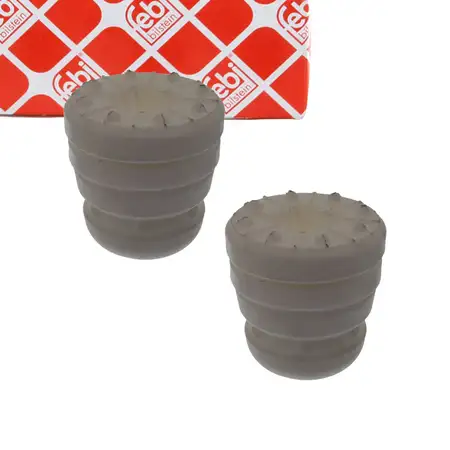 2x febi 39712 Anschlagpuffer Gummianschlag f&uuml;r MERCEDES W176 W246 W242 C117 X156 vorne