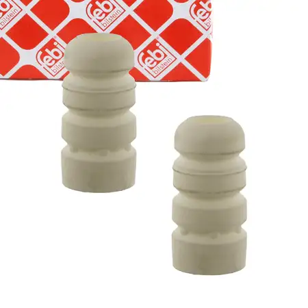 2x febi 31427 Anschlagpuffer Gummianschlag f&uuml;r CITROEN C3 1 FC FN C3 Pluriel vorne 5033.72
