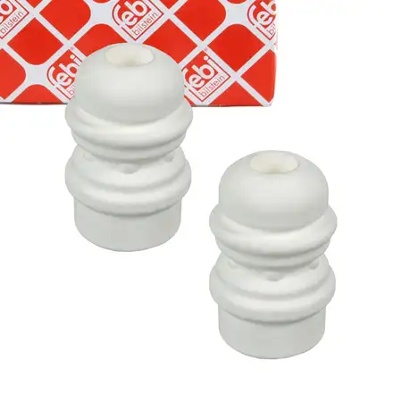 2x febi 44380 Anschlagpuffer Gummianschlag Gummilager f&uuml;r AUDI A6 Vorderachse 4F0412131D