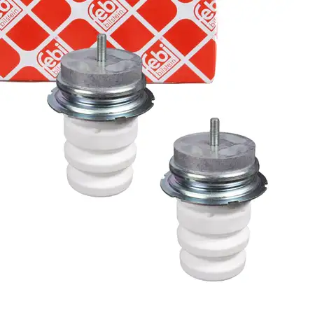 2x febi 46106 Anschlagpuffer Gummianschlag f&uuml;r CITROEN Jumper PEUGEOT Boxer FIAT hinten