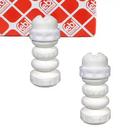 2x febi 40697 Anschlagpuffer Gummianschlag f&uuml;r VW Golf 7 8 AUDI Q3 F3 SEAT Leon 5F hinten