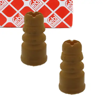 2x febi Anschlagpuffer Gummianschlag f&uuml;r AUDI A4 8T 8F PR-Nr. 1BL Hinterachse 8F0512131G