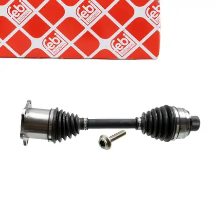 febi 182885 Antriebswelle Gelenkwelle f&uuml;r AUDI A4 B8 A5 8T 8F Vorderachse 8K0407271P