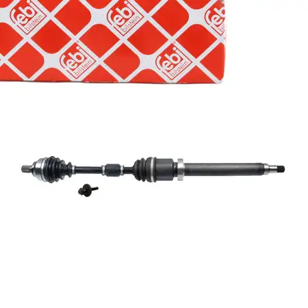 febi Antriebswelle Gelenkwelle f&uuml;r FORD Focus 2 C-Max 1.6 5-Gang Schaltg. vorne rechts