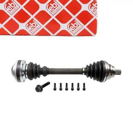 febi Antriebswelle Gelenkwelle f&uuml;r VW Golf 5 Passat B8 Caddy 5 AUDI SEAT Ateca vorne links