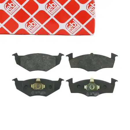febi Bremsbel&auml;ge Bremsbelagsatz f&uuml;r VW Golf 3 Polo 3 6V Vento 1H SEAT Ibiza 2 6K vorne