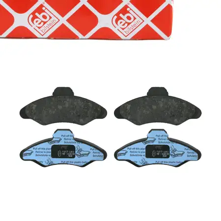 febi Bremsbel&auml;ge Bremsbelagsatz f&uuml;r FORD Fiesta 3 bis Bj. 10.95 Escort 5 6 Orion 3 vorne