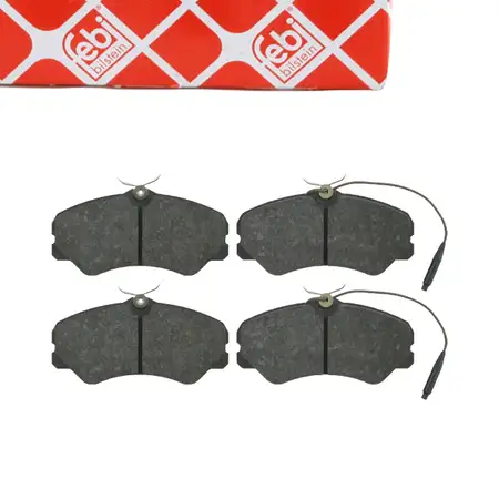 febi 16049 Bremsbel&auml;ge + Warnkontakt f&uuml;r FIAT Ducato 280 290 CITROEN C25 PEUGEOT J5 vorne