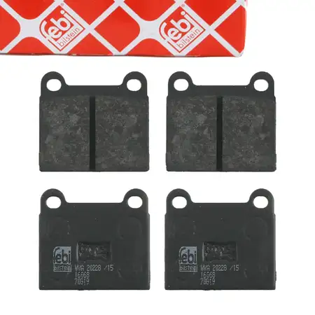 febi 16068 Bremsbel&auml;ge Bremsbelagsatz f&uuml;r VW Polo 86 86C 80 Passat Derby vorne 171698151B