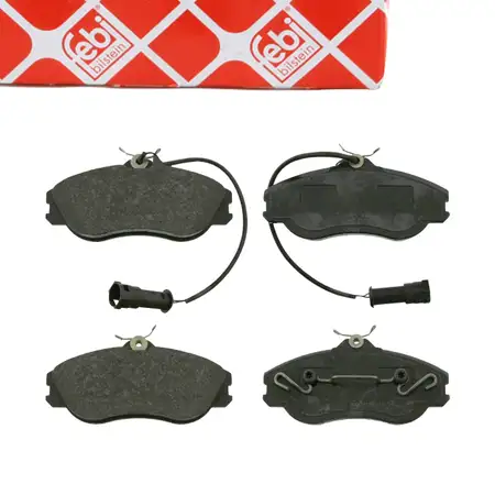 febi Bremsbel&auml;ge + Warnkontakt f&uuml;r AUDI 100 C3 200 C3 Bremssystem GIRLING vorne 447698151