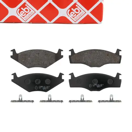 febi Brake Pads Brake Pad Set for VW Golf 1 &amp; 2, Passat, Jetta, SEAT Ibiza 2, Cordoba 6K (Front)