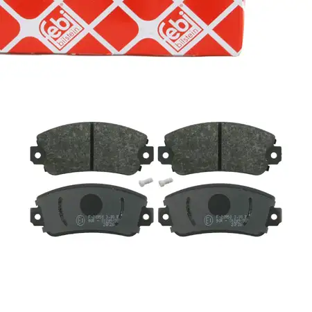 febi Bremsbel&auml;ge Bremsbelagsatz f&uuml;r FIAT Panda 141 Uno 146 LANCIA Y10 SEAT Marbella vorne