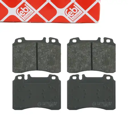 febi 16095 Bremsbel&auml;ge Bremsbelagsatz f&uuml;r MERCEDES C124 W124 A124 S124 M104 M119 vorne