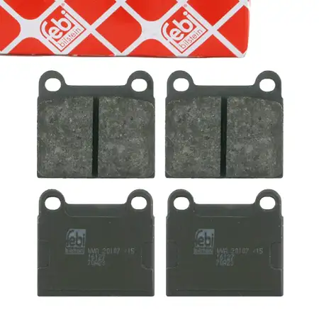 febi Bremsbel&auml;ge Bremsbelagsatz f&uuml;r MERCEDES/8 W114 C123 W123 S123 W116 W126 C126 hinten