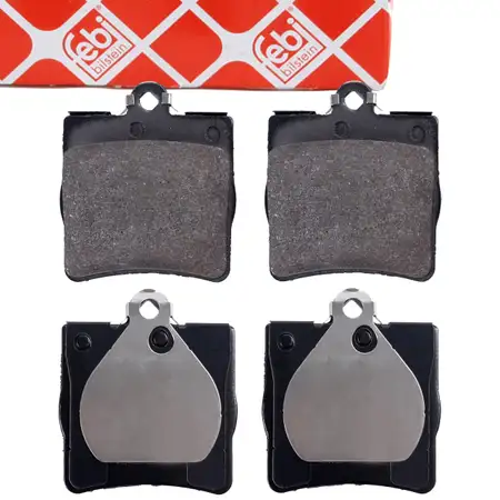 febi Bremsbel&auml;ge Bremsbelagsatz f&uuml;r MERCEDES A124 C124 W124 S124 W202 W203 W124 hinten