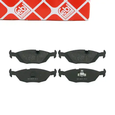 febi Bremsbel&auml;ge Bremsbelagsatz f&uuml;r BMW 3er E30 316-325 5er E28 6er E24 hinten 34211153913