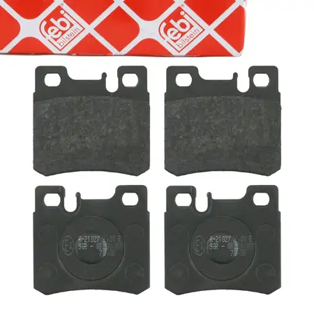 febi Bremsbel&auml;ge Bremsbelagsatz f&uuml;r MERCEDES A124 C124 W124 S124 W201 W202 W124 hinten