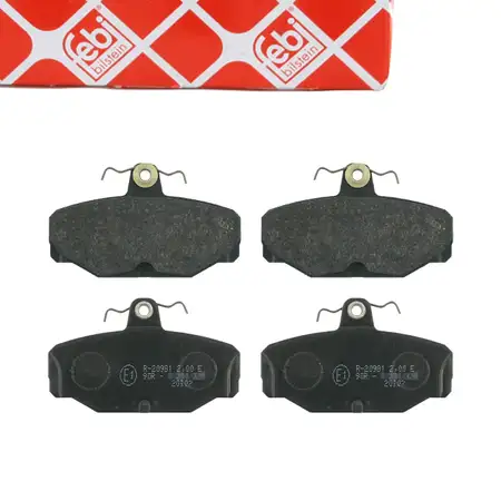 febi Bremsbel&auml;ge Bremsbelagsatz f&uuml;r FORD Escort 5 6 Sierra 1 2 Scorpio hinten 1543375