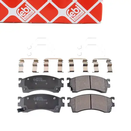 febi Bremsbel&auml;ge Bremsbelagsatz f&uuml;r MAZDA 323 F/S 6 4 5 MX-6 Premacy FORD Probe 2 vorne