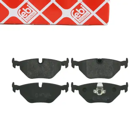 febi 16190 Bremsbel&auml;ge Bremsbelagsatz Bremskl&ouml;tze f&uuml;r BMW 5er 520-540 hinten 34211163395