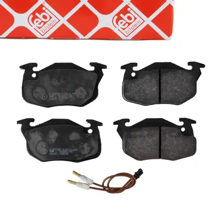 febi Bremsbel&auml;ge Bremsbelagsatz f&uuml;r CITROEN Saxo PEUGEOT 106 1 2 1 2 RENAULT Clio 1 vorne