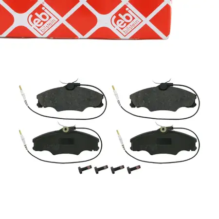 febi 16221 Bremsbel&auml;ge Bremsbelagsatz + Warnkontakt f&uuml;r PEUGEOT 8B 8E/F 8C vorne 4251.31