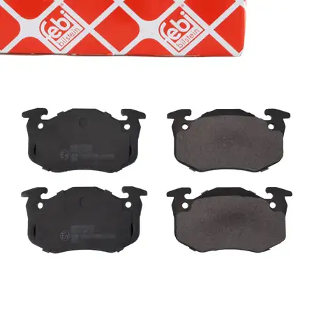febi Bremsbel&auml;ge Bremsbelagsatz f&uuml;r RENAULT Twingo 1 Clio 1 Rapid Super 5 vorne 7701202213
