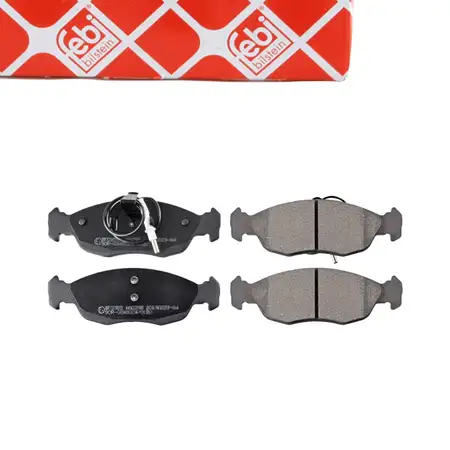 febi 16259 Bremsbel&auml;ge Bremsbelagsatz + Warnkontakt f&uuml;r CITROEN Xsara PEUGEOT 306 vorne