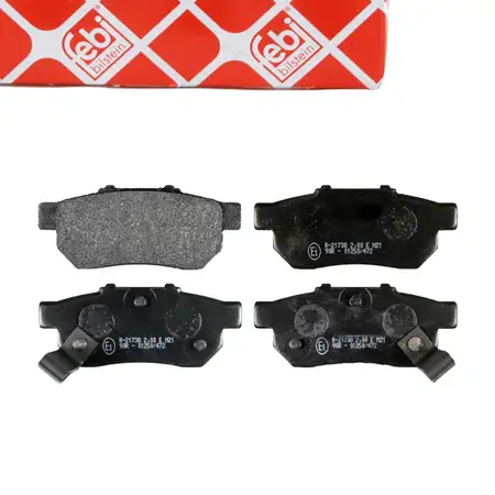 febi 16301 Bremsbel&auml;ge Bremsbelagsatz f&uuml;r HONDA Civic 5 bis Bj. 12.1994 CRX 3 EG EH hinten