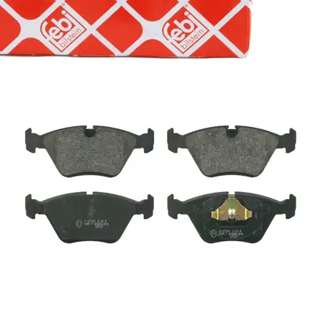 febi 16312 Bremsbel&auml;ge Bremsbelagsatz f&uuml;r AUDI 100 C3 200 mit Bremssystem ATE 447698151C