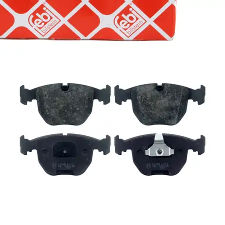 febi 16345 Bremsbel&auml;ge Bremsbelagsatz f&uuml;r BMW 5er E39 7er E38 X3 E83 X5 vorne 34111163307