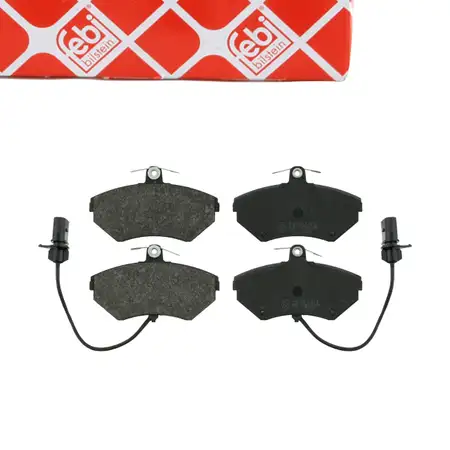 febi Bremsbel&auml;ge + Warnkontakt f&uuml;r VW Passat B5 AUDI A4 B5 B6 SEAT Exeo 3R 1LZ 1ZJ vorne