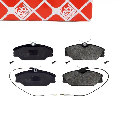 febi Bremsbel&auml;ge + Warnkontakt f&uuml;r RENAULT Laguna 1 Megane 1 Megane Scenic 1 2 vorne