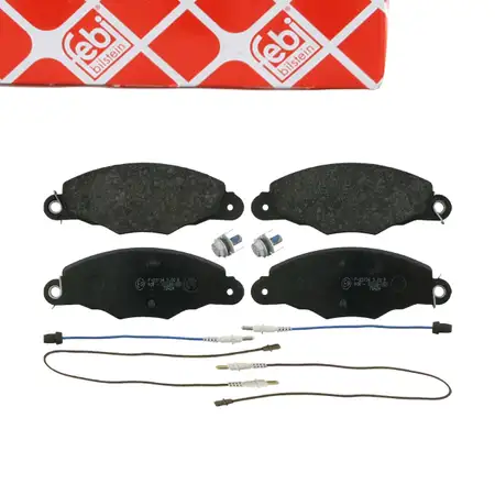 febi 16414 Bremsbel&auml;ge Bremsbelagsatz + Warnkontakt f&uuml;r CITROEN Xantia X1 X2 vorne 4251.45