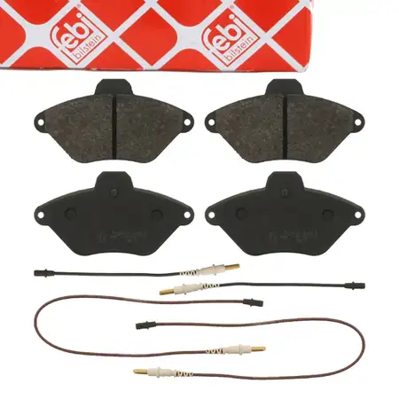 febi 16415 Bremsbel&auml;ge Bremsbelagsatz + Warnkontakt f&uuml;r CITROEN Xantia X1 X2 vorne 4251.57