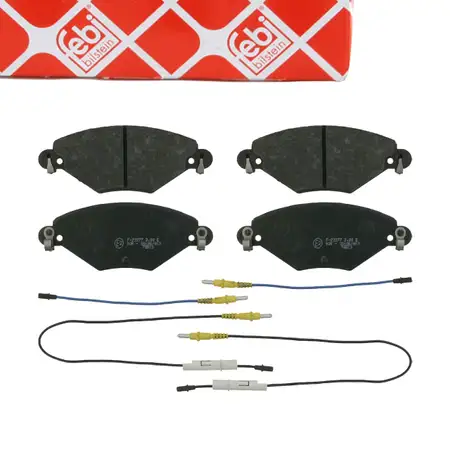 febi 16417 Bremsbel&auml;ge + Warnkontakt f&uuml;r CITROEN C5 1 DC Bj. 03.2001-08.2004 vorne 4252.15