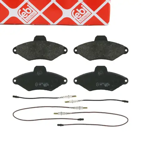 febi 16413 Bremsbel&auml;ge Bremsbelagsatz + Warnkontakt f&uuml;r CITROEN Xantia X1 X2 vorne 4251.56